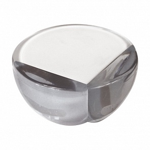 Накладки на углы прозрачные матовые круглые 4 шт, пвх (Lubby, 13580/144/12)